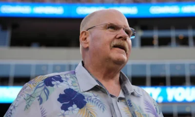 Andy Reid was on hand at the Current's game against the Seattle Reign to lead the crowd in the KC Baby chant.