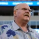 Andy Reid was on hand at the Current's game against the Seattle Reign to lead the crowd in the KC Baby chant.