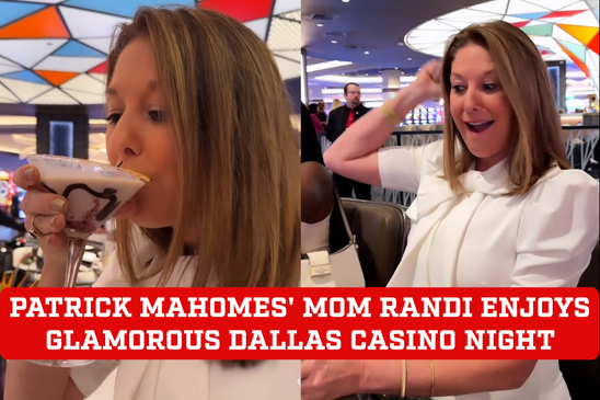 Patrick Mahomes' mom Randi enjoys glamorous night out in Dallas: Casino wins and chic fashion moments!