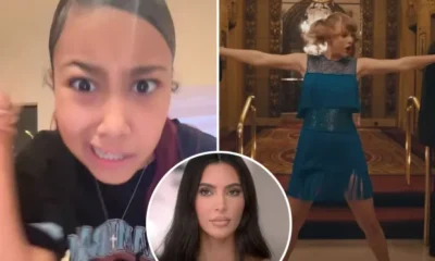 BAD PARENTING: North West Sparks Controversy with TikTok Post Allegedly Mocking Taylor Swift, Ignites Debate on Parenting Standards"