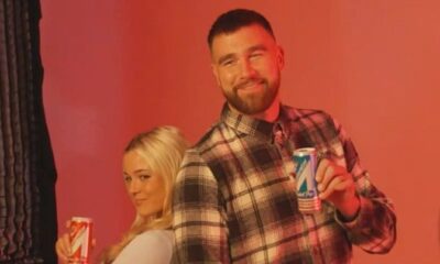 "Travis Kelce Sparks Excitement with Teaser of Upcoming Collaboration with Livvy Dunne [LOOK]"