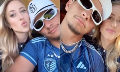 Patrick and Brittany Mahomes did a couple wear Rocking Matching Jerseys at Cute Soccer Game Date all eyes on them