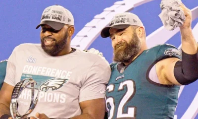 Eagles' Jason Kelce, Fletcher Cox placed on reserve/retired list, months after both stars announced retirement