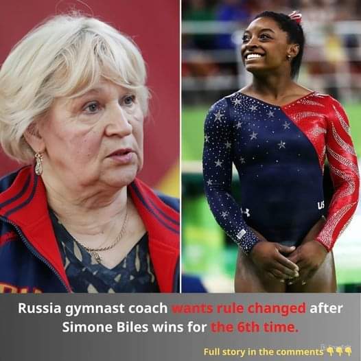 JUST IN:Russia gymnast coach wants rule changed after Simone Biles wins for the 6th time: “Simone Biles has no great performance”.. “Simone” Replay..See more