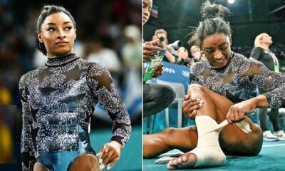 Simone Biles Powers Through Injury During First Event