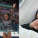 Simone Biles' emotional response as husband Jonathan Owens makes announcement